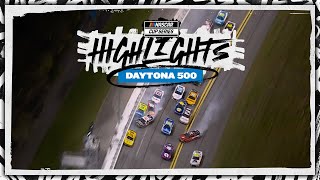 Red flag thrown at Daytona after a massive wreck sweeps the field with eight laps to go [upl. by Horne]