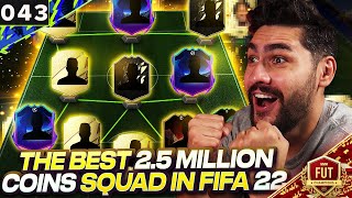 FIFA 22 I SPENT UNDER 60K ON 2 SUPER META RTTK CARDS amp FINISHED MY INSANE 25 MILLION COINS SQUAD [upl. by Janet]