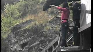 Kawarau Bridge Bungy Jumping Queenstown NZ [upl. by Allenod94]