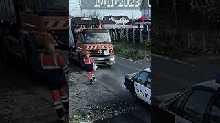 Littering police car led to truck confrontation karma ensued shorts [upl. by Shiau]