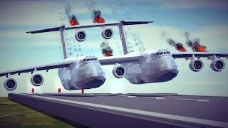 Emergency Landings 56 How survivable are they Besiege [upl. by Learsiy549]