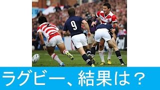 ラグビー 日本代表 日本がミス連発でスコットランドに完敗 [upl. by Halehs]