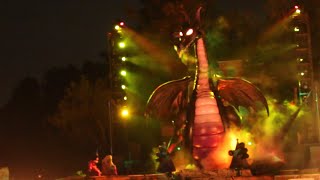 Fantasmic 2022 First Show  Disney Villains  Maleficent Dragon [upl. by Naima822]