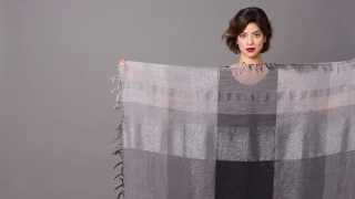 How to Tie a Scarf FallWinter 2014 Part 1 [upl. by Asserat]