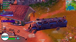 Visita gasolineras en un autobus de combate desafio Fortnite Capitulo 3 Temporada 2  ivvpelayogames [upl. by Janeczka780]