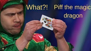 Americans Got Talent 2015 Complete List of the Performances of Piff the magic dragon [upl. by Rhona933]