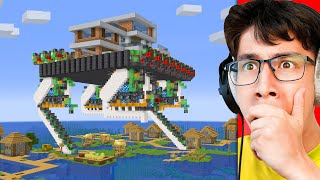 Why I Built a Walking Secret Base in Minecraft… [upl. by Onil]