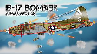 Life Inside The B17 Flying Fortress Cross Section [upl. by Adrianne]