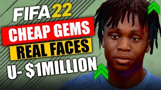 FIFA 22 CHEAP WONDERKIDS WITH REAL FACES 🤑 1 MILLION [upl. by Claretta373]