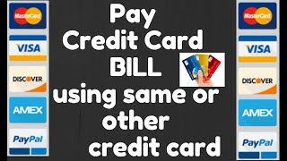 Pay Credit Card Bill Using Same Or Other Credit Card  AnshulSharmaVlogs [upl. by Ocinemod]