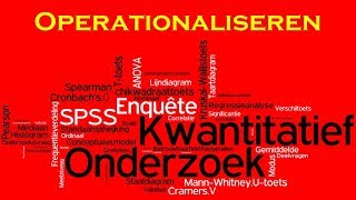 Kwantitatief Onderzoek 02 Enquêteren  Operationaliseren [upl. by Brittain]