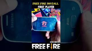 Who Is First Install Free Fire 😳 freefire shorts [upl. by Sucram]