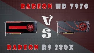 Radeon HD 7970 vs Radeon R9 280X Detailed Comparison 1080P 1440P [upl. by Ayikur]