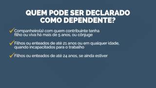 Imposto de Renda quem pode entrar como dependente [upl. by Ara]