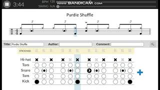 드럼 공부 Purdie Shuffle [upl. by Afesoj342]