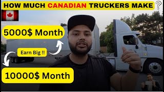 Truck Driver Pay in Canada  What You Can Earn Weekly amp Monthly [upl. by Changaris]