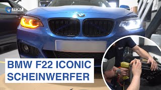 🚀2er BMW F22 ICONIC Scheinwerfer Von Halogen Leebmann auf BiLED Linsen🚀 [upl. by Elraet727]