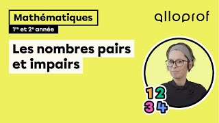 Les nombres pairs et impairs  Mathématiques  Primaire [upl. by Oicram]