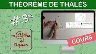 LE COURS  Théorème de Thalès  Troisième [upl. by Gabel]