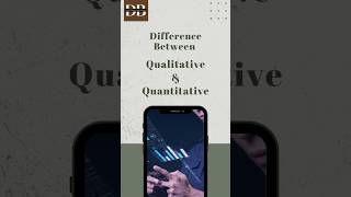 Difference Between Qualitative and Quantitative  Unlock the Power of Quali and Quanta Knowledge [upl. by Nednerb]