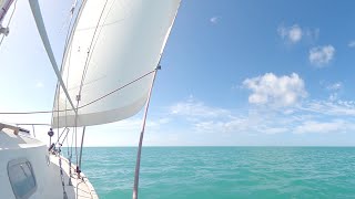 Sailing Marathon to Little Duck Key  As Blue as Can Be [upl. by Hsara]