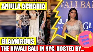 GLITTERING DIWALI BALL HOSTED BY ASERIES CEO ANJULA ACHARIA IN NYC [upl. by Tresa]