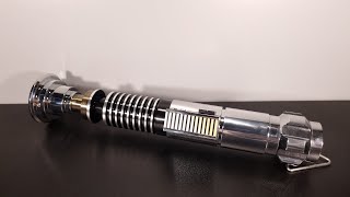 Ali Express Luke Skywalker Ep 6 RotJ Lightsaber Hilt and Padawan Outpost RGB Thin Neck Core Review [upl. by Yale547]