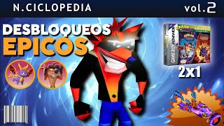 DESBLOQUEABLES y EVENTOS UNICOS en Crash Bandicoot Ep 2 Vol 2 NCICLOPEDIA Mani [upl. by Ainorev]