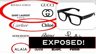 Who Makes Your Frames EVERY Designer Brand Uncovered  from RayBan to Cartier [upl. by Ennaxor]