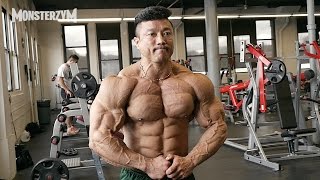 2015 MROLYMPIA D5 Chest workout KYUNG WON KANG [upl. by Whitnell]