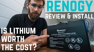 Renogy Lithium Battery Unboxing Review and Install [upl. by Heydon]