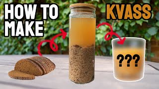 How to make Authentic Russian Kvass Only 3 Ingredients [upl. by Roxana]