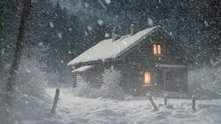 Wind Sounds for Sleeping┇Howling Wind amp Blowing Snow┇Winter Snowstorm Ambience [upl. by Quill]