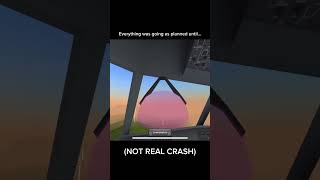 Plane Crash shorts edit aviation avgeek planecrash plane turbopropflightsimulator [upl. by Yerrok]