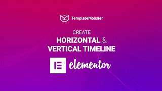 How to create Horizontal and Vertical Timeline with Elementor Page Builder Tutorial [upl. by Adnaw]