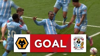 LATE GOAL  Haji Wright  Wolves 23 Coventry City  Quarterfinal  Emirates FA Cup 202324 [upl. by Button]