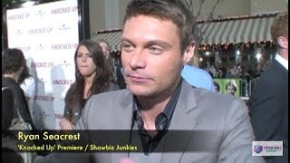 Ryan Seacrest Interview  Knocked Up Movie Premiere [upl. by Ahsenyl]