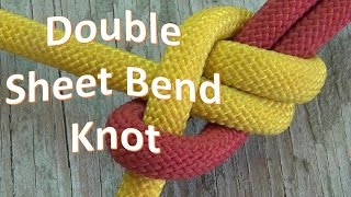 How to Tie the Double Sheet Bend [upl. by Poul957]