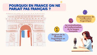 Pourquoi en France on NE parlait pas français  La France son Histoire et son Héritage Culturel [upl. by Nymsaj]