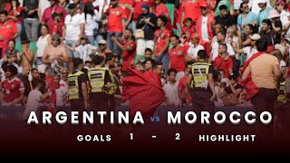 Argentina vs Morocco Epic Goals Showdown  Olympics 2024 [upl. by Gates]