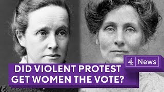 Suffragettes vs Suffragists Did violent protest get women the vote [upl. by Aronas]