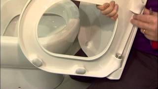 How to take off a Villeroy amp Boch toilette seat [upl. by Fergus]