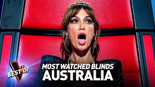 MOST WATCHED Blind Auditions EVER on The Voice Australia [upl. by Olive]