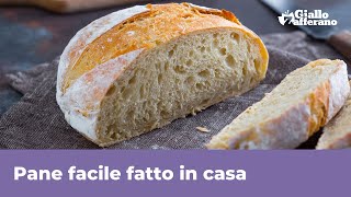 PANE FATTO IN CASA FACILE Ricette perfetta garantita [upl. by Attecnoc]