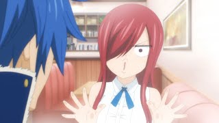 Erza practicing her kiss  Fairy tail 100 years quest episode 10 [upl. by Bridgid]