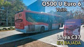 Mercedes O500U Euro 6Voith  Marcopolo  En Bajada por Línea C37 [upl. by Cilla]