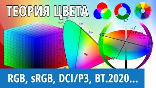 Теория цвета что такое RGB sRGB REC709 DCIP3 BT2020 и цветовое пространство CIE1931 [upl. by Kcirrez296]