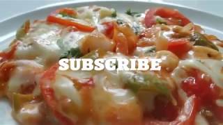 Veg Roti Pizza recipe in Hindi बची हुई रोटी से पिज्जा Easy homemade recipe without oven [upl. by Smail]