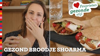 Gezond broodje shoarma  Favorieten Gezonde Stijl  Gezond recept  Voedingscentrum [upl. by Ilime]