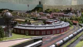 One of the largest HO scale model railroad layouts by Marklin in Germany [upl. by Dine197]